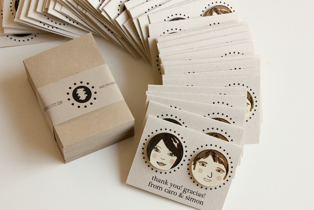 15 Fun Wedding Finds On Etsy Handmade Weddings Popup Thank Yous