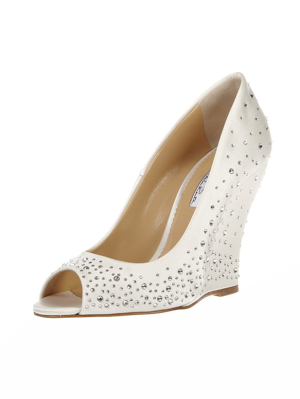 Bridal Shoes Oscar De La A Wedding Heels White Satin Dorsay Bridal Shoes Oscar De La A Wedding Heels White Satin Dorsay Tulle