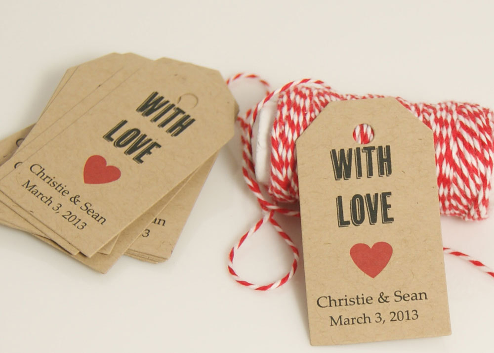 ... wedding stationery decor using kraft paper Etsy weddings favor tags 1