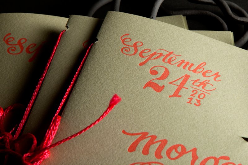 ladyfingers letterpress wedding invitations stationery rustic modern