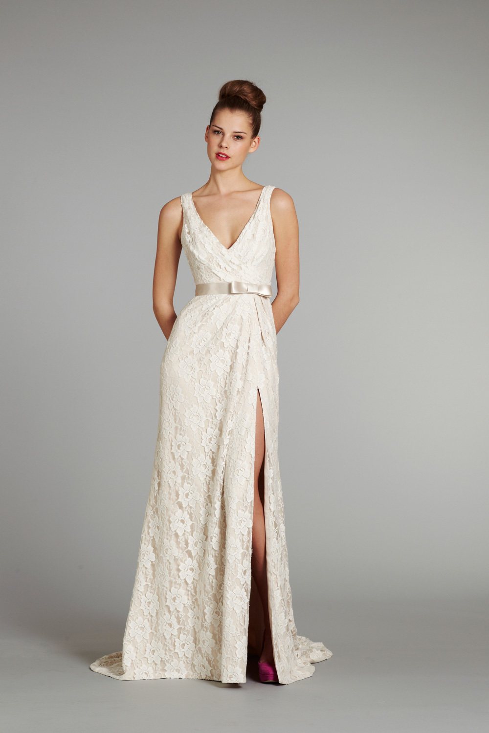bridal gown wedding dress jlm hayley paige blush fall 2012 saffron front