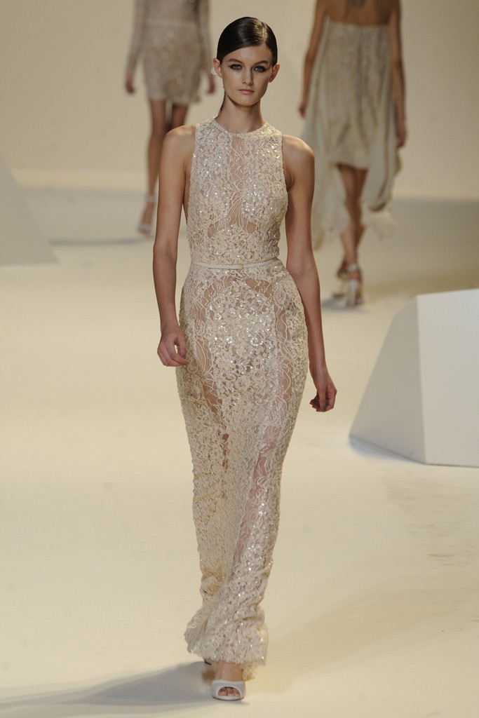 elie saab white gown